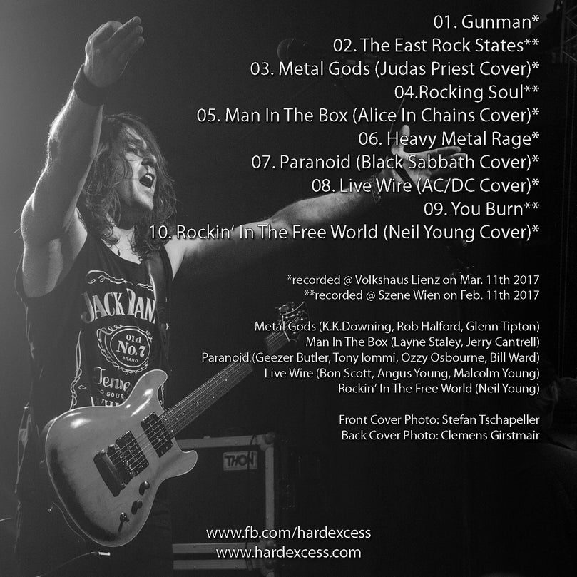 Hard Excess - Live Excess - Back Cover