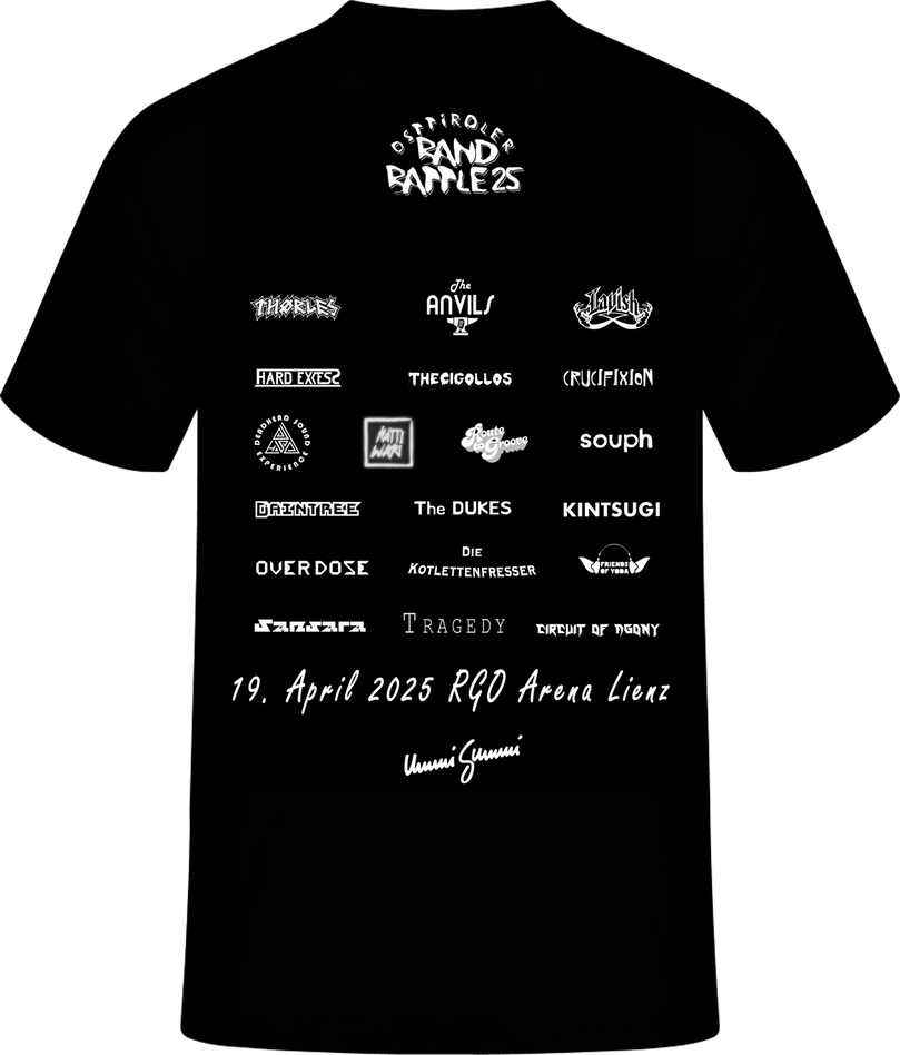 Osttiroler Band Battle Shirt 25 - Back