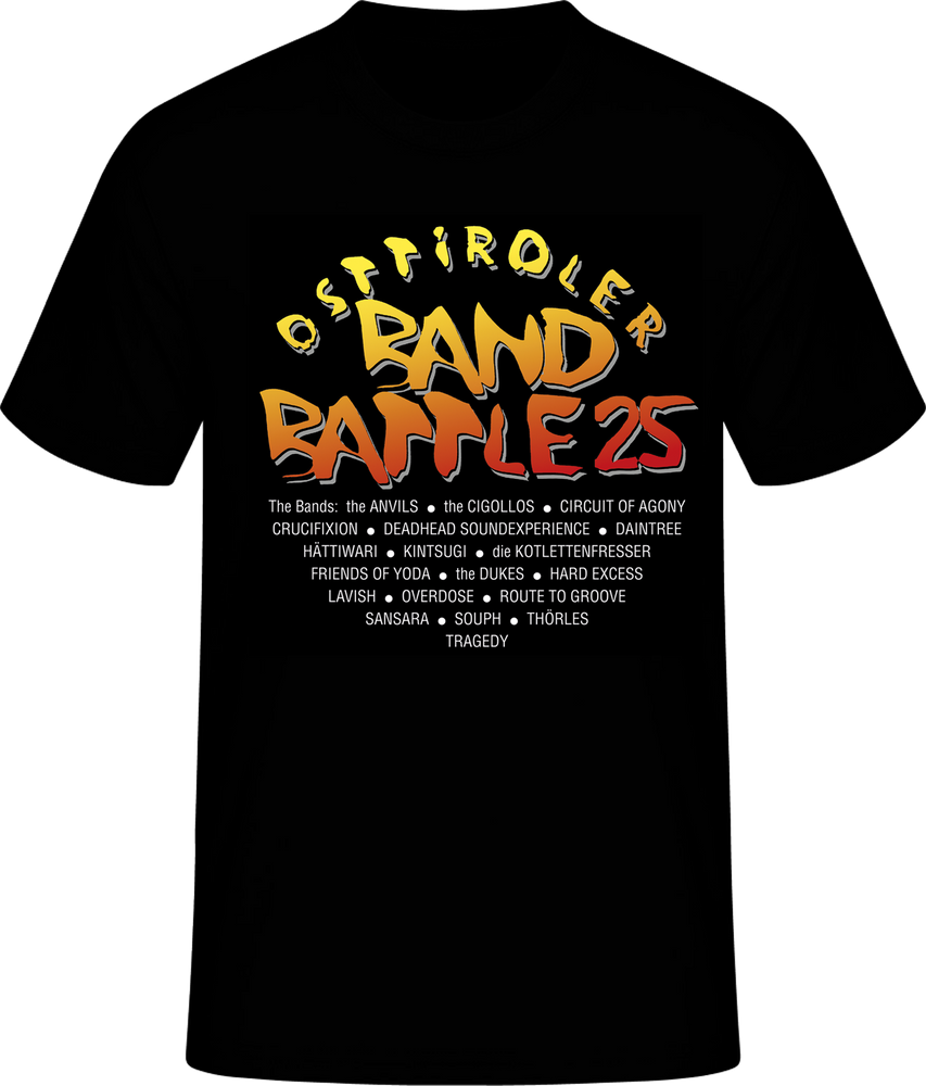 Osttiroler Band Battle Shirt 25 - Front
