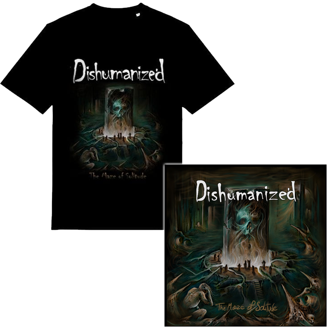 Dishumanized - The Maze Of Solitude Bundle, Shirt + CD im monotonus shop