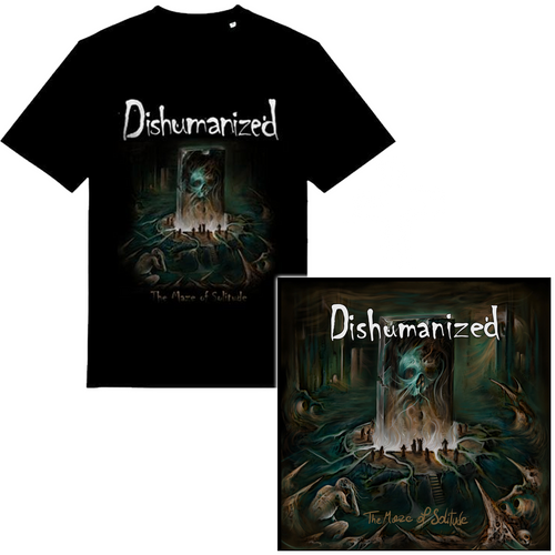 Dishumanized - The Maze Of Solitude Bundle, Shirt + CD im monotonus shop