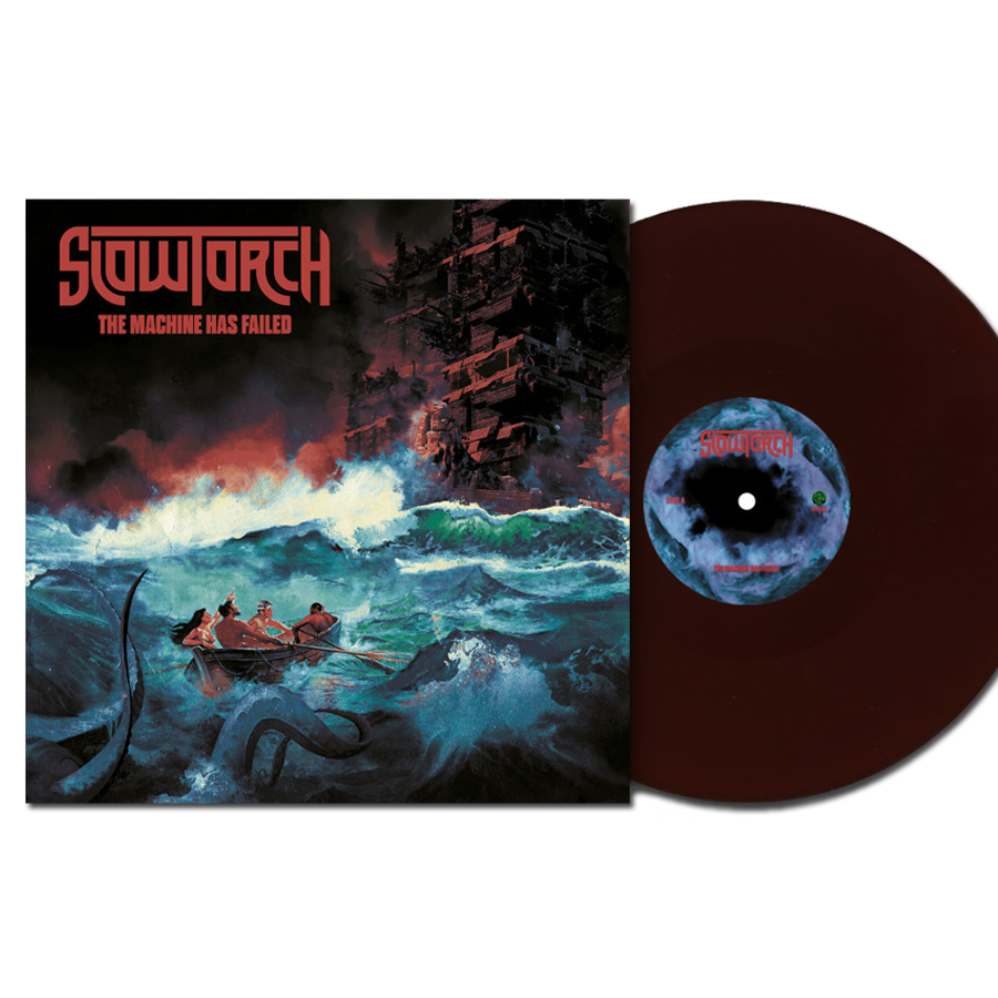 Slowtorch - The Machine Has Failed auf rotem Vinyl im monotonus shop